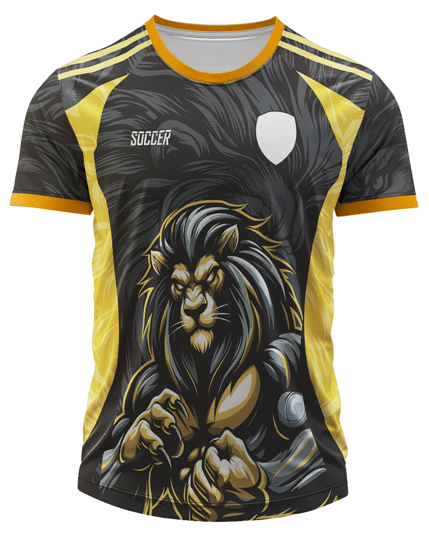 Arte Digital Camiseta Interclasse Leão Selvagem