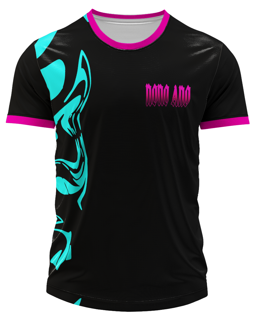Arte Digital Camiseta Nono Ano Estátua Fundo Ondas