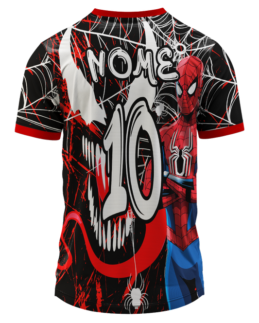 Arte Digital Camisa Interclasse Homem-Aranha e Venom
