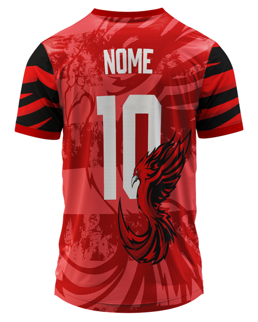 Arte Digital Camisa Terceirão Fênix Flamejante