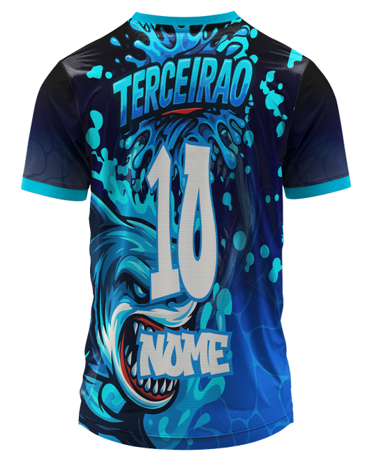 Arte Digital Camisa Interclasse Tubarão Dominante