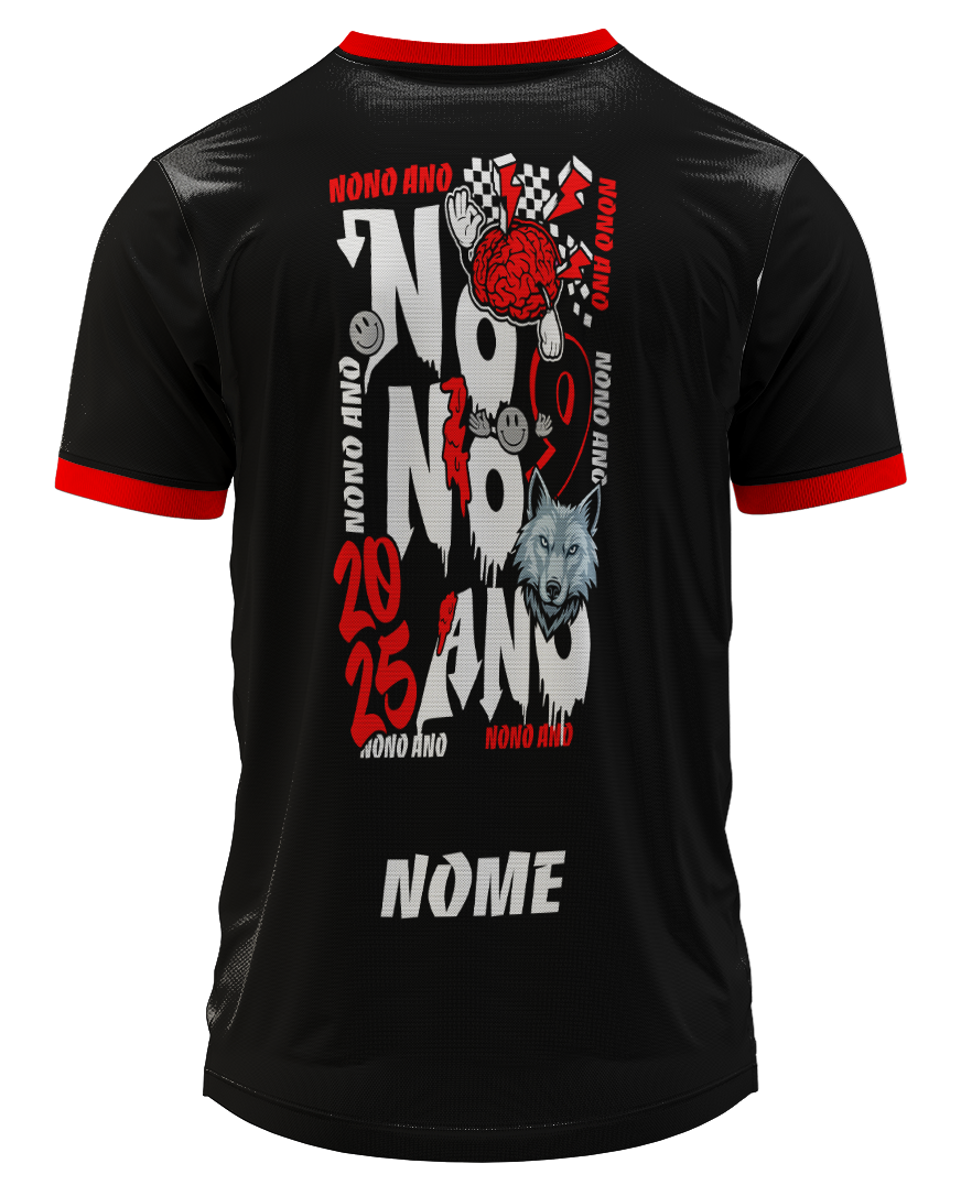 Arte Digital Camiseta Nono Ano Lobo