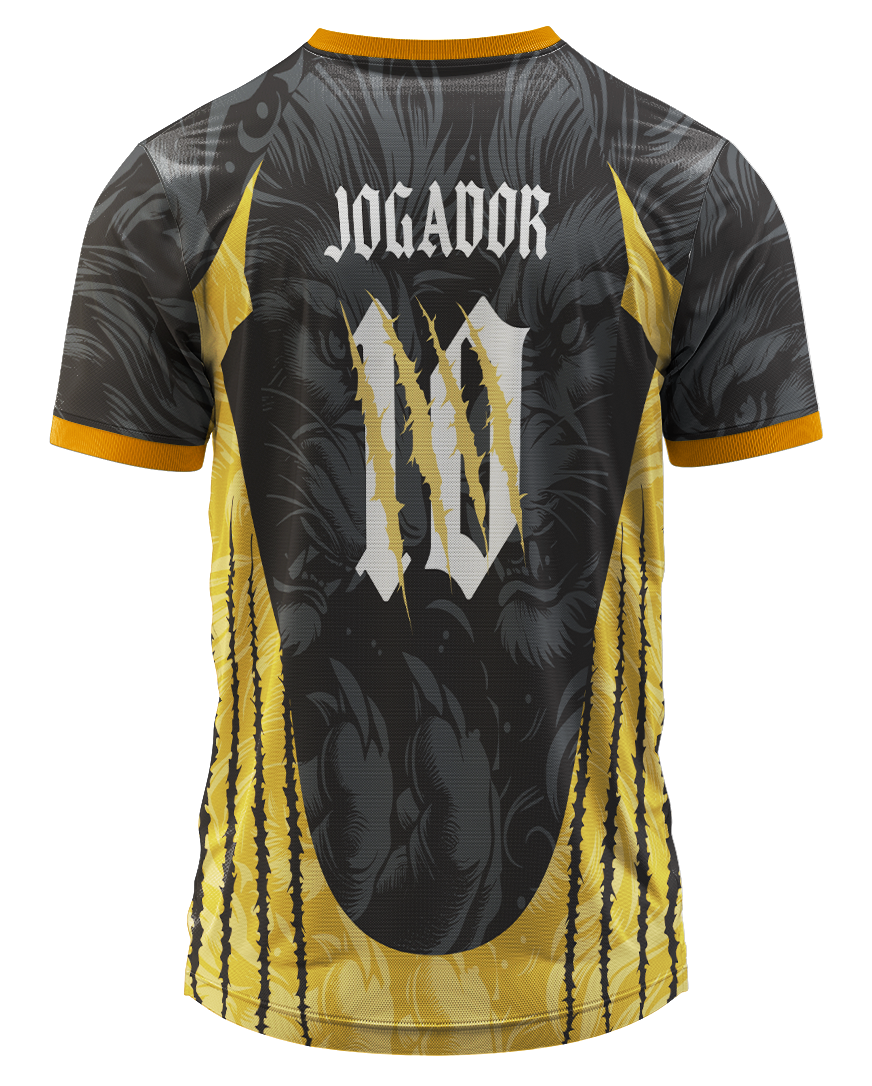Arte Digital Camiseta Interclasse Leão Selvagem