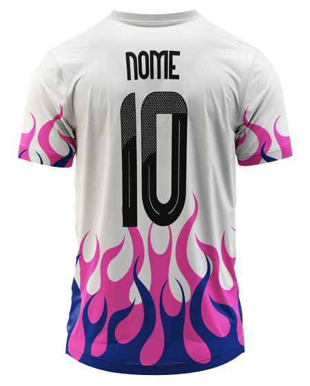 Arte Digital Camisa Interclasse Chamas Art