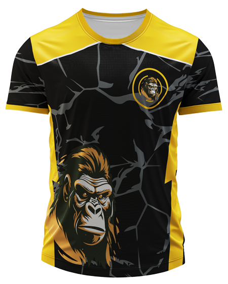 Arte Digital Camiseta Interclasse Chimpanzé