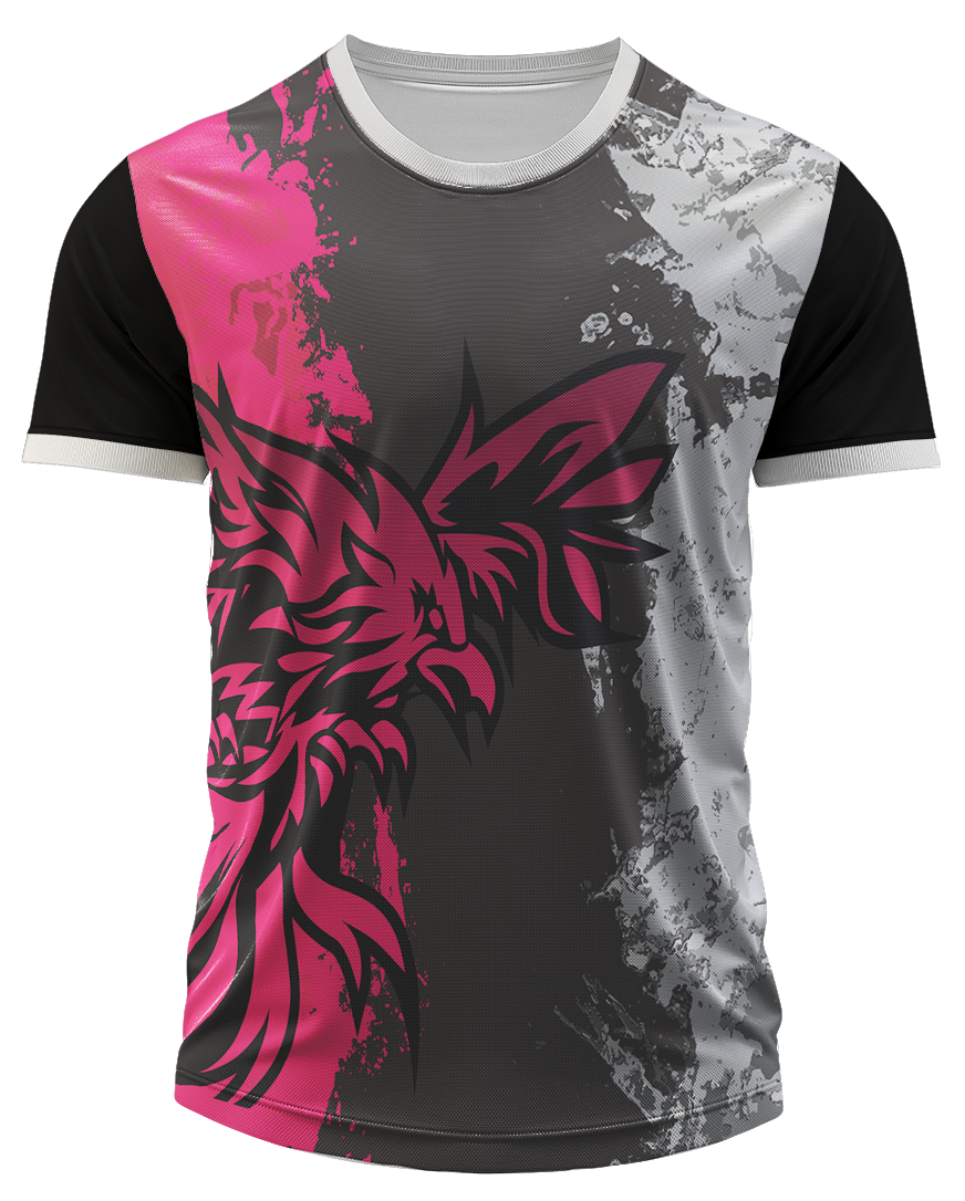 Arte Digital Camiseta Interclasse Fênix Rosa