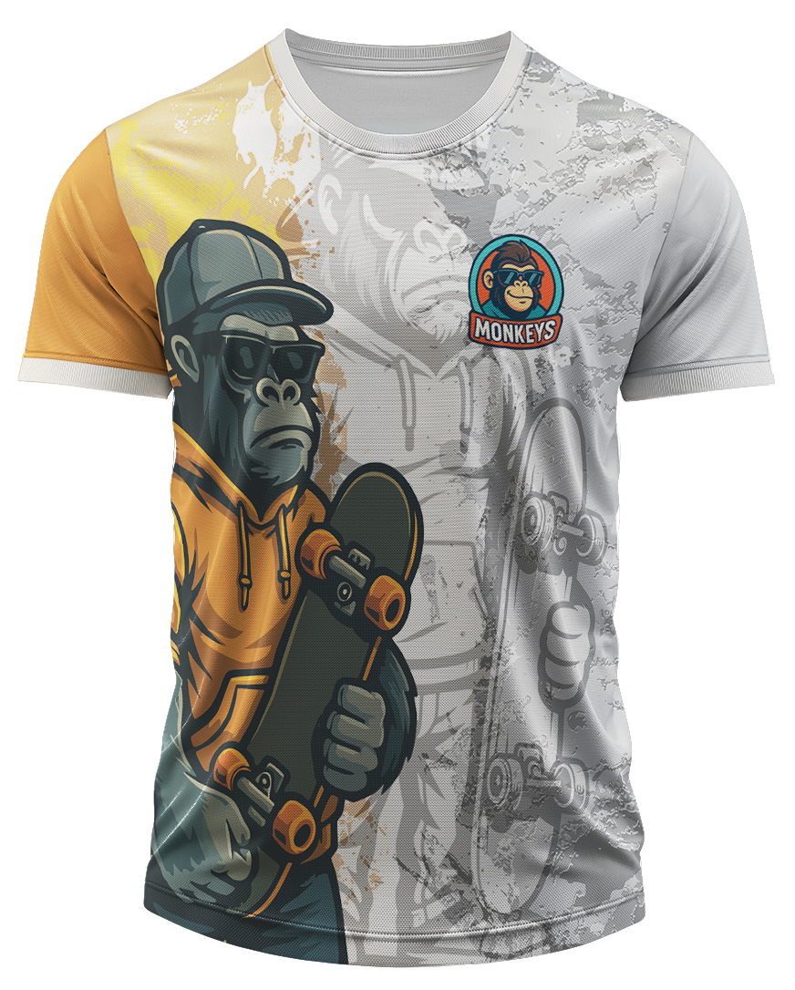 Arte Digital Camiseta Interclasse Gorila Street