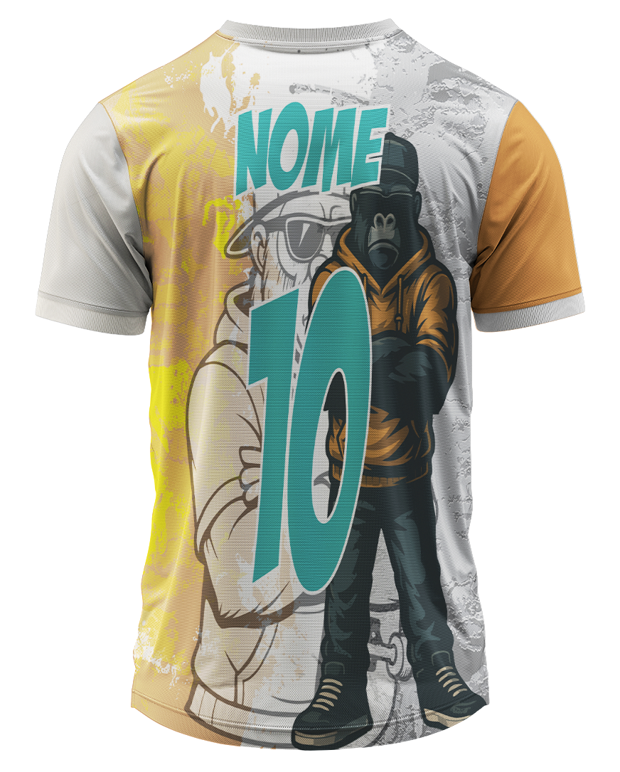 Arte Digital Camiseta Interclasse Gorila Street