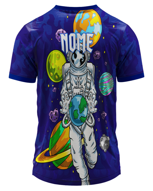 Arte Digital Camisa Interclasse Astronauta Color