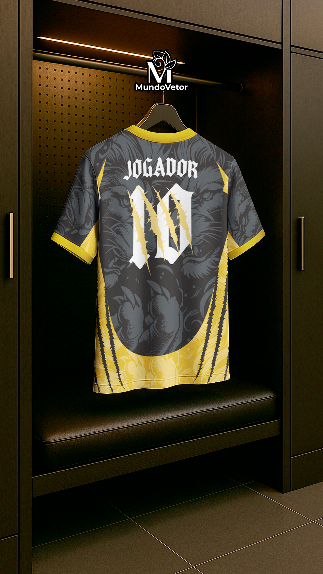 Arte Digital Camiseta Interclasse Leão Selvagem
