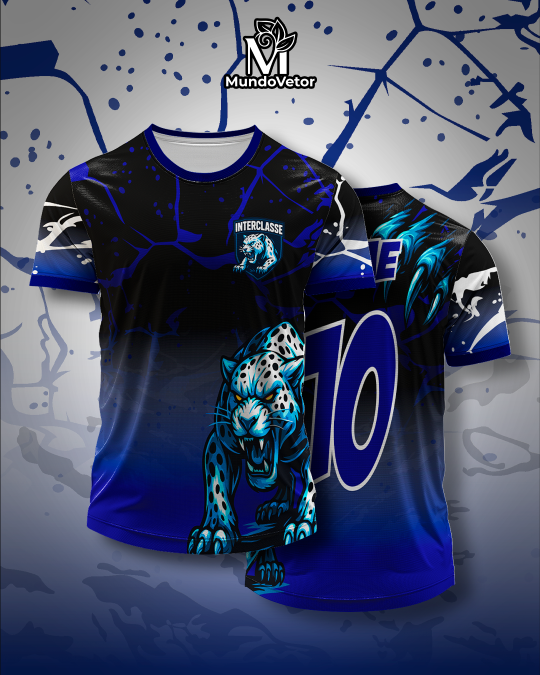 Arte Digital Camiseta Interclasse Tigre Branco