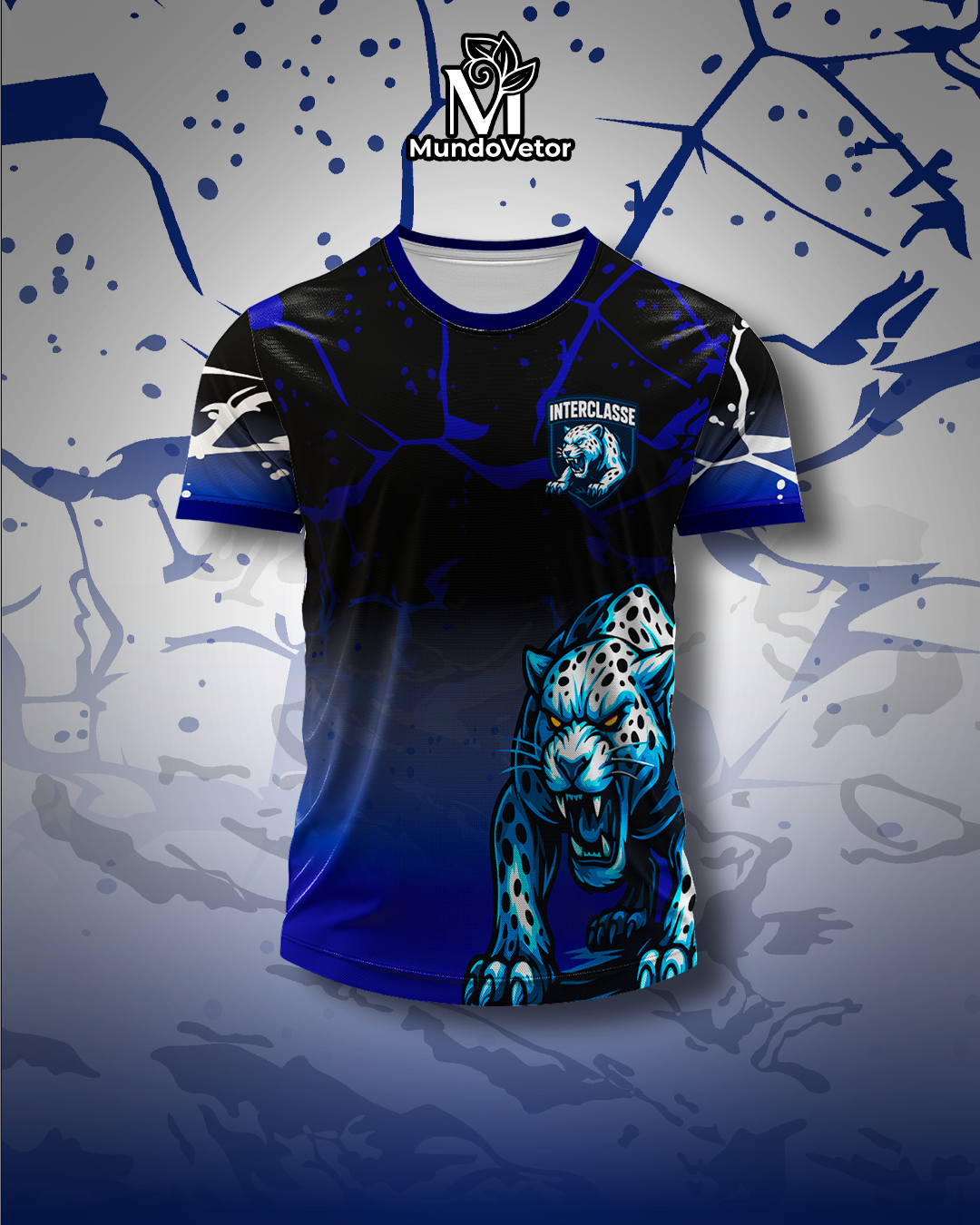 Arte Digital Camiseta Interclasse Tigre Branco