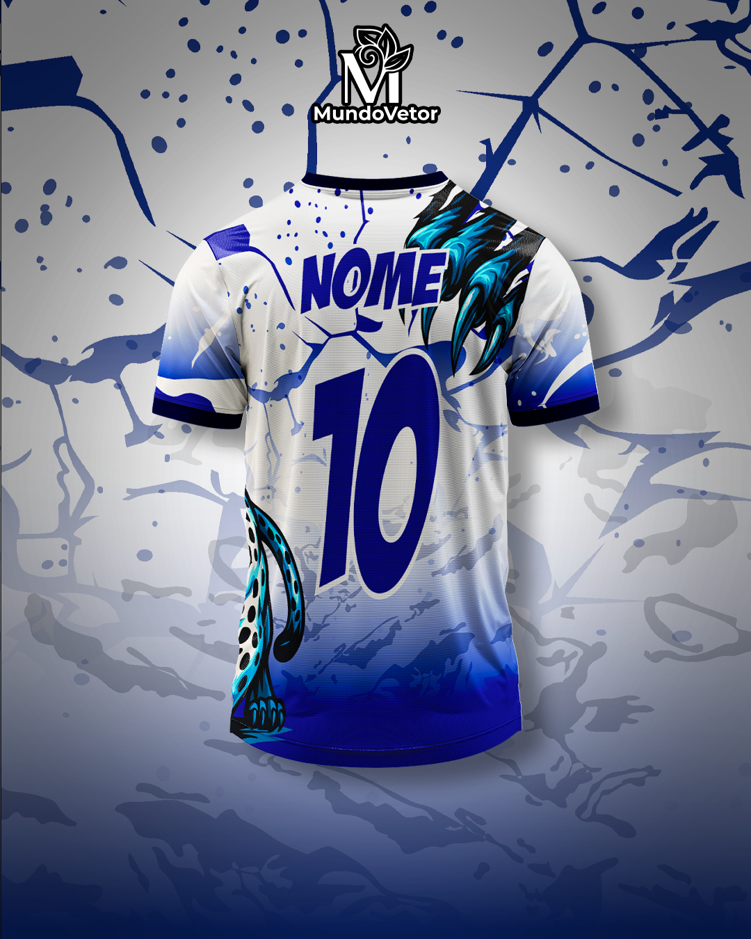 Arte Digital Camiseta Interclasse Tigre Branco