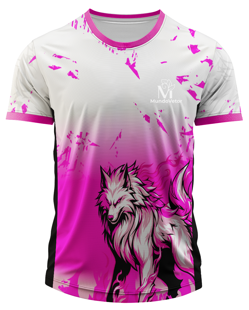 Arte Digital Camiseta Interclasse Lobo Poderoso 2025