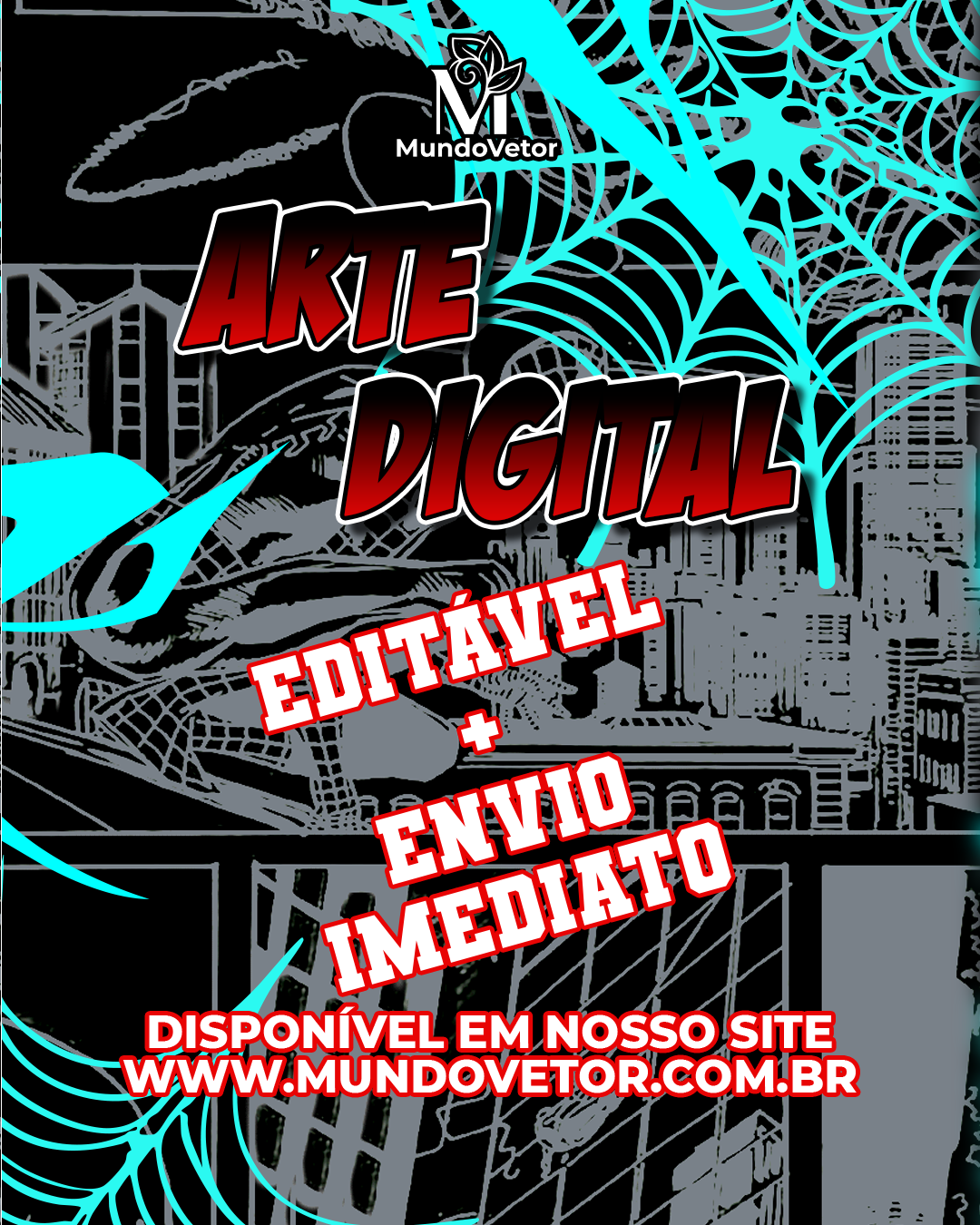 arte editável homem aranha interclasse arquivo cdr
