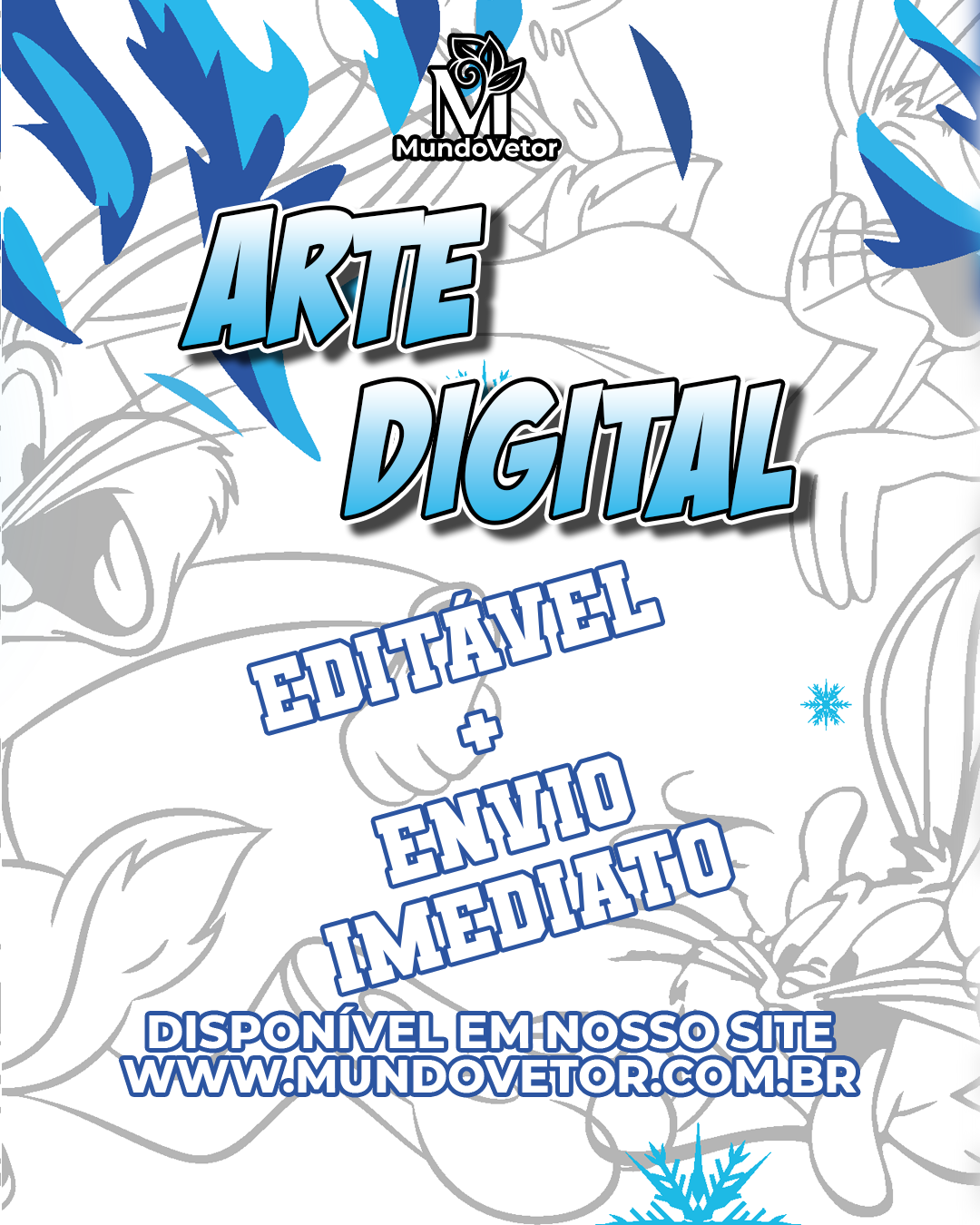 arte cdr pernalonga editável para sublimação