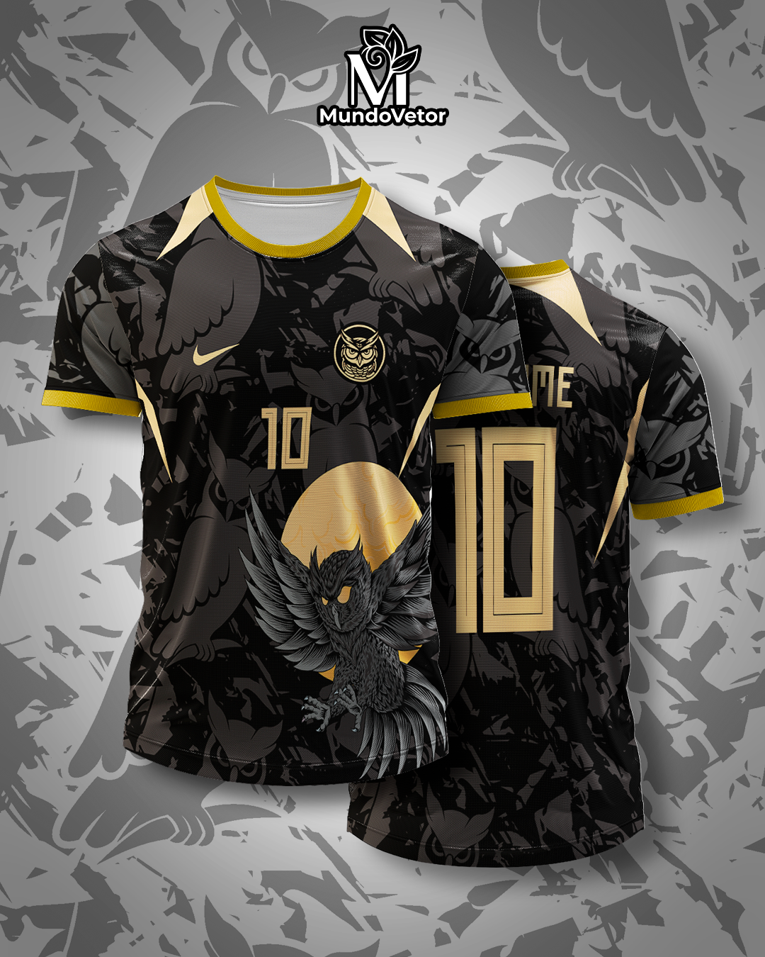 Arte Digital Camiseta Terceirão Coruja Noturna