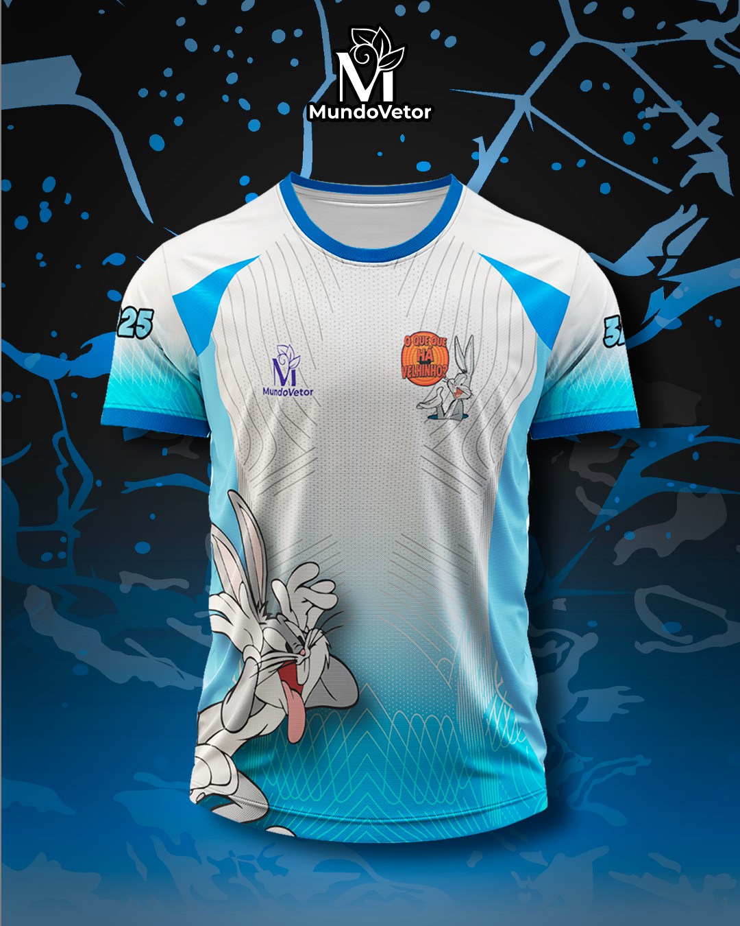 Arte Digital Camiseta Nono Ano Pernalonga 2025