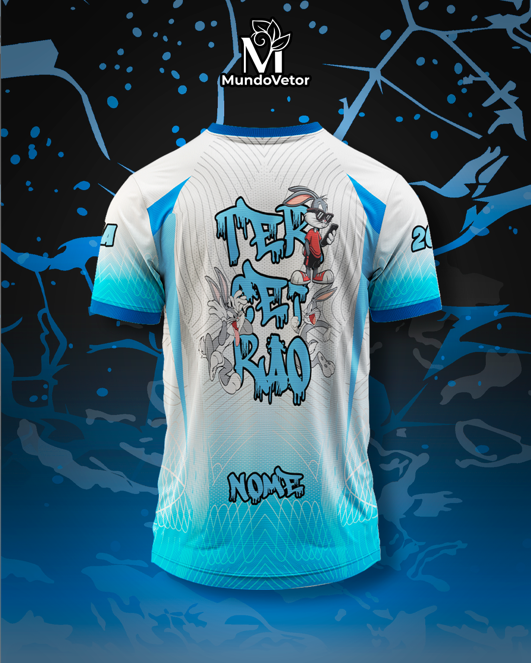 Arte Digital Camiseta Terceirão Pernalonga 2025
