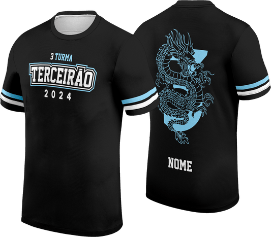 Arte Digital Camisa Terceirao Dragao Tribal
