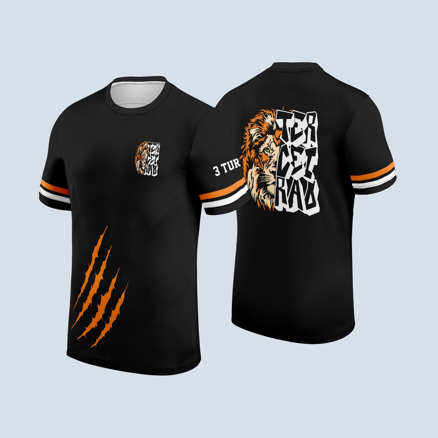 Arte Digital Camiseta Terceirão Leão Selvagem