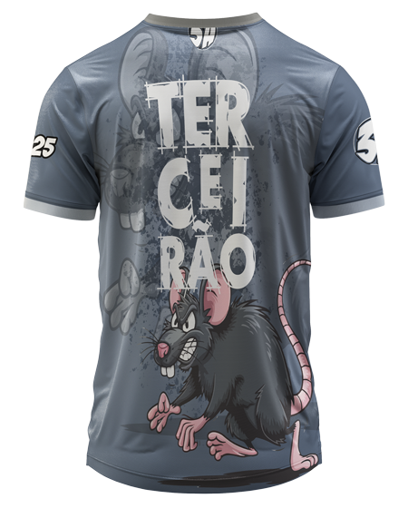 Arte Digital Camisa Terceirao Rato Ratao