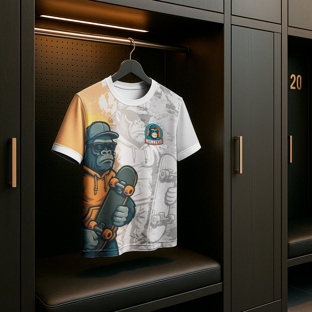 Arte Digital Camiseta Interclasse Gorila Street