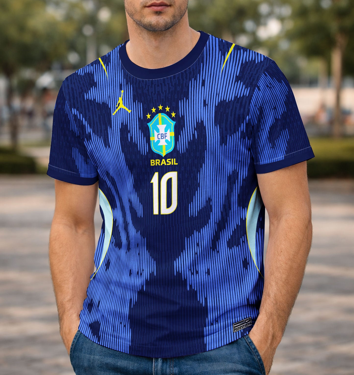 Arte Vetor Camisa Brasil 26/27 Copa do Mundo