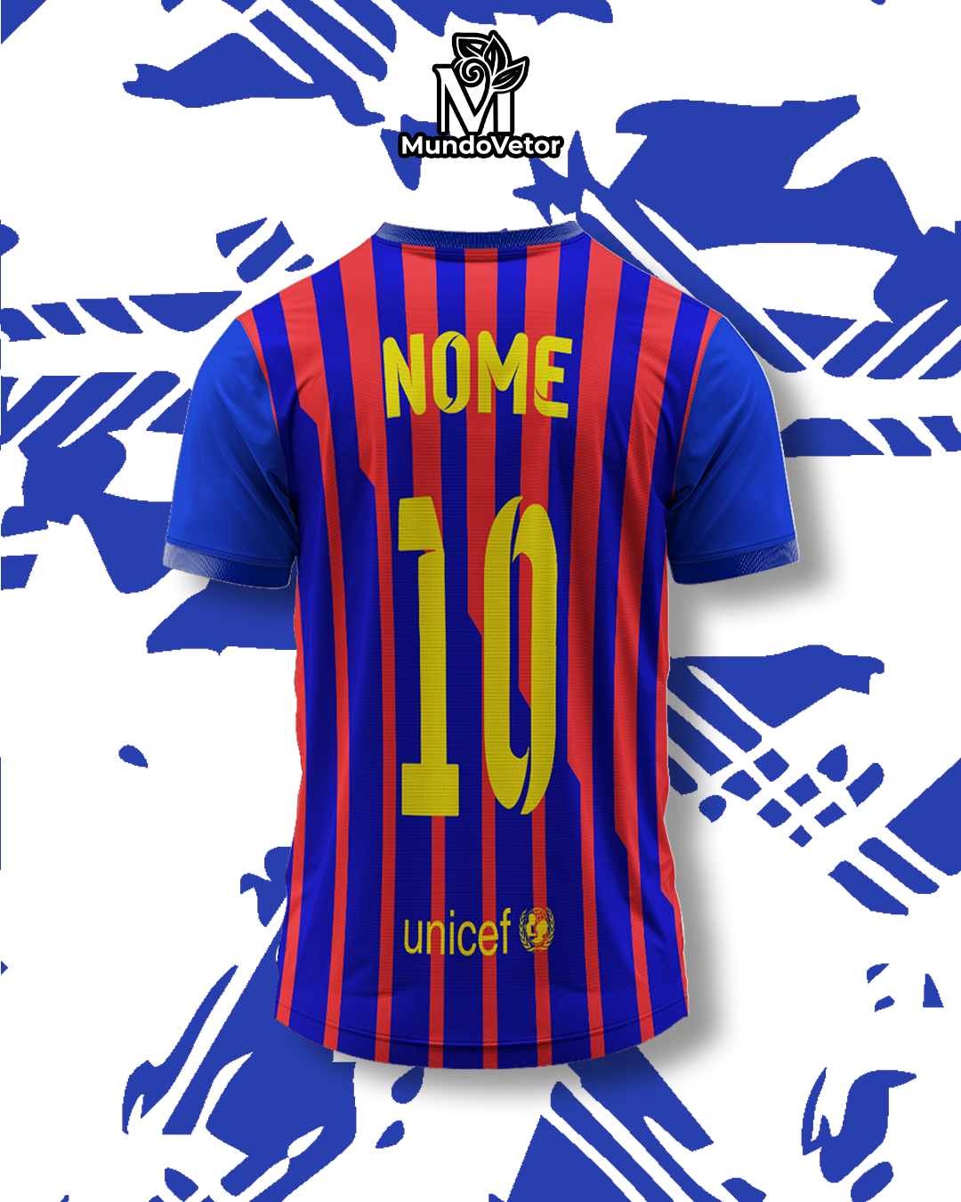 design camisa futebol barcelona vetorizado