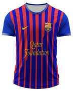 arte digital camisa barcelona pré-jogo