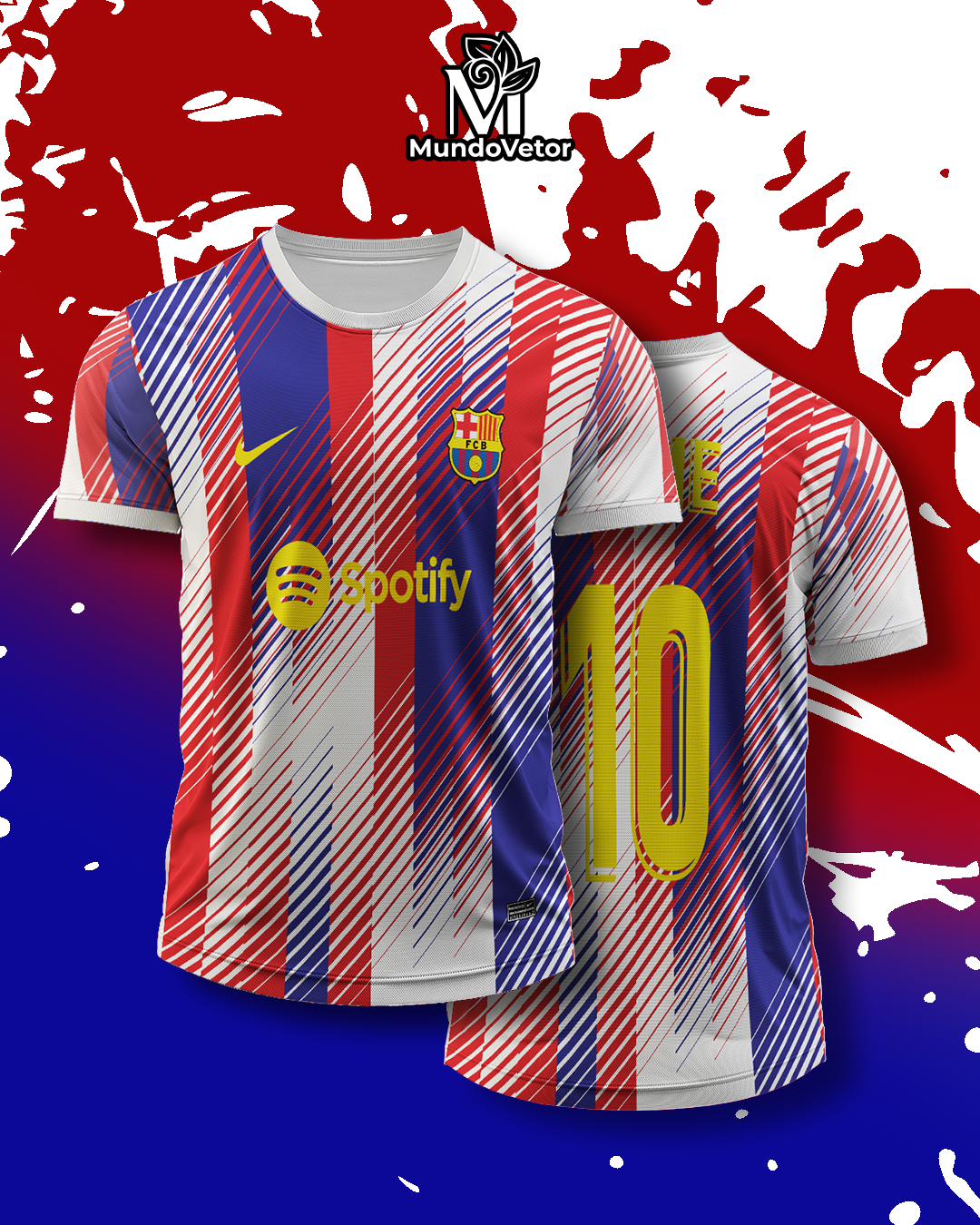 arte cdr uniforme barcelona pré-jogo