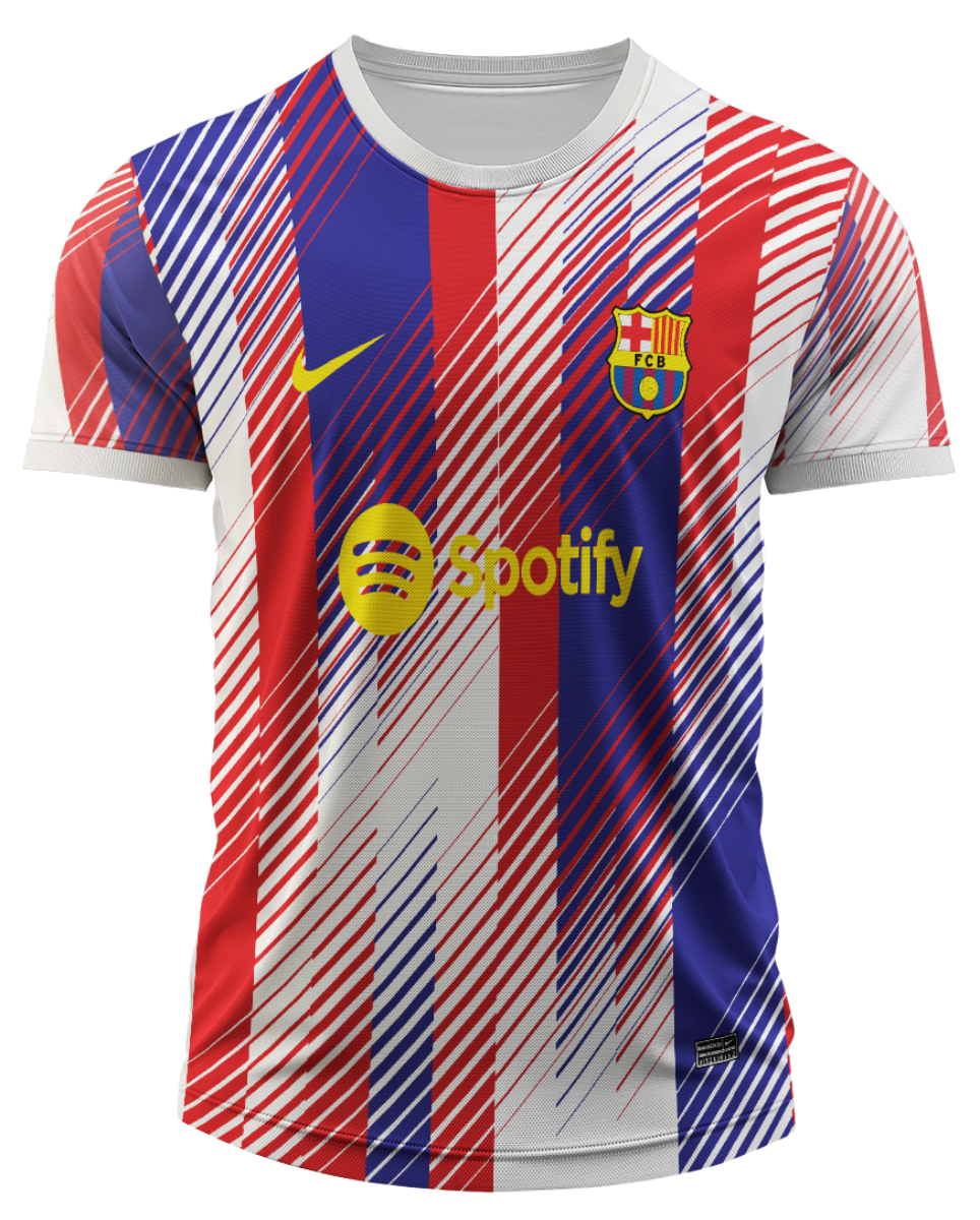 arte digital camisa barcelona