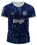 arte digital camisa chelsea pré-jogo 24 25