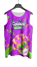Arte Vetor Abadá Carnaval 2026 Estampa de Coroa - Mockup Frente
