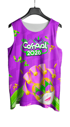 Arte Vetor Abadá Carnaval 2026 Estampa de Coroa - Mockup Frente