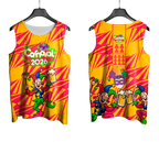 Arte Vetor Abadá Carnaval 2026 Tema Bobo Da Corte - Mockup Frente e Costas com Fundo Transparente