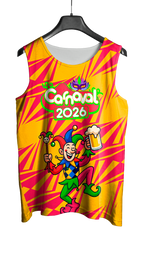 Arte Vetor Abadá Carnaval 2026 Tema Bobo Da Corte - Mockup Frente