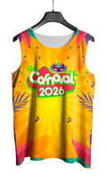 Arte Vetor Abadá Carnaval 2026 Raios de Sol - Mockup Frente