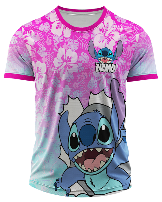 Arte Digital Camiseta Tema Lilo e Stitch