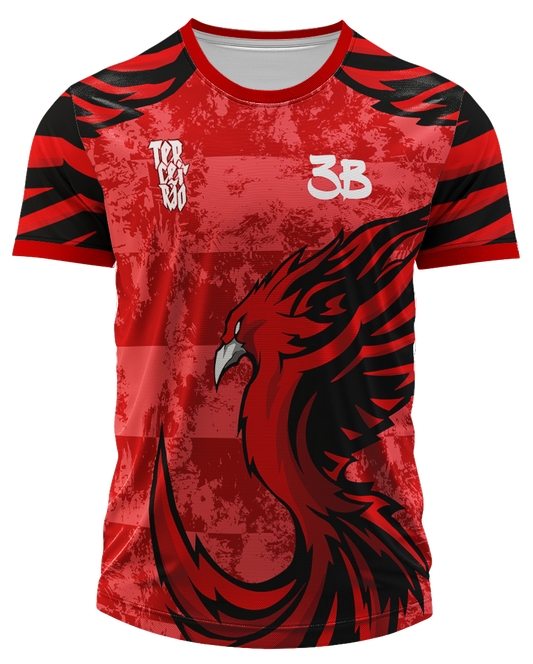 Arte Digital Camiseta Terceirão Fênix Flamejante
