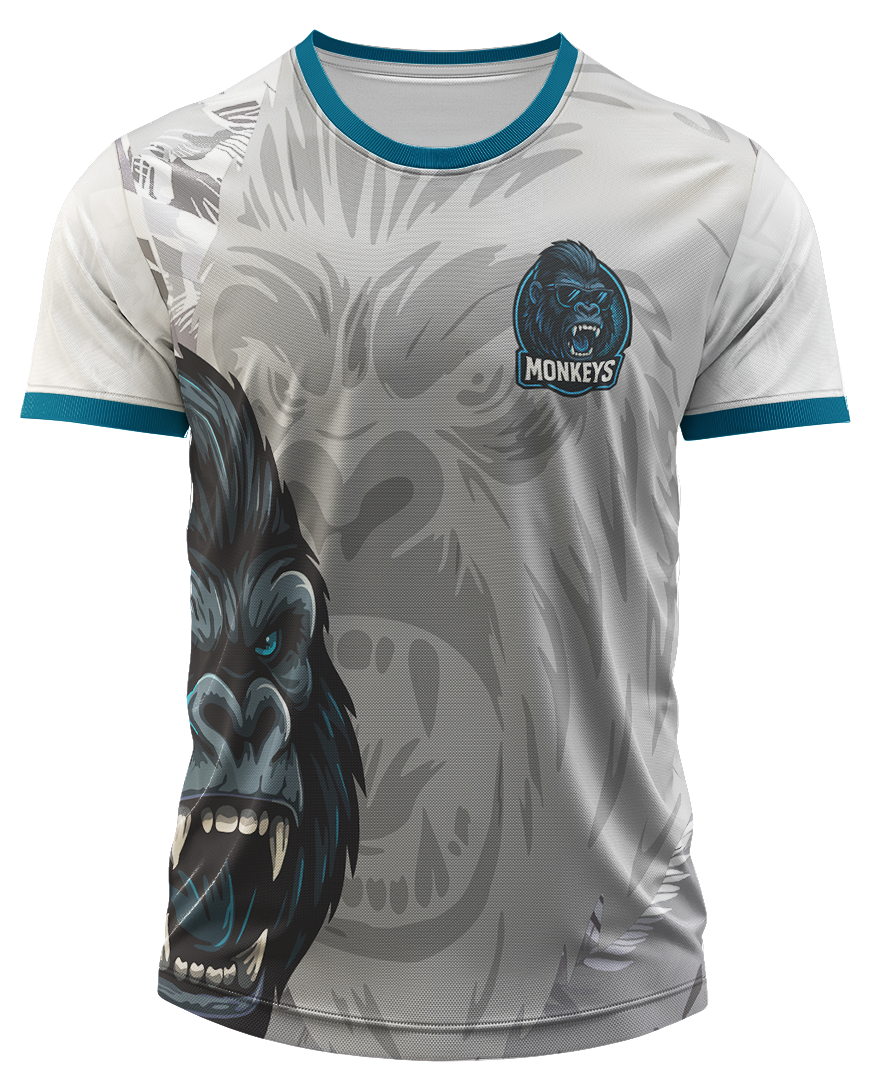 Arte Digital Camisa Terceirao Gorila Furioso