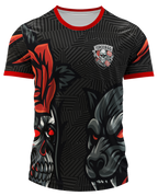 Arte Digital Camisa Terceirão Caveiras e Lobo