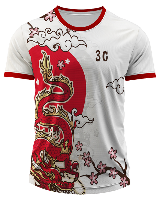 Arte Digital Camiseta Terceirão Dragão Japonês