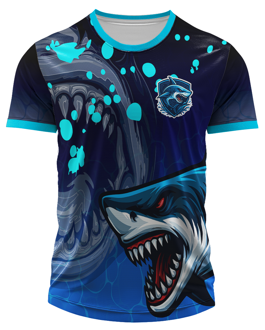 Arte Digital Camisa Interclasse Tubarão Dominante