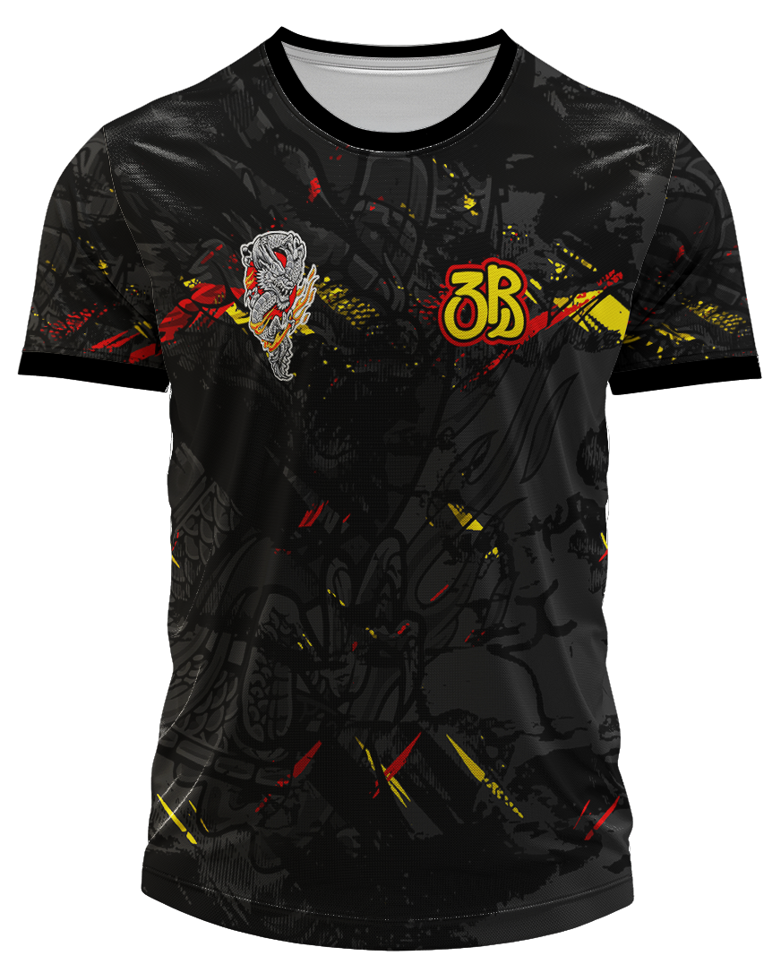 Arte Digital Camisa Terceirão Dragão e Grafite