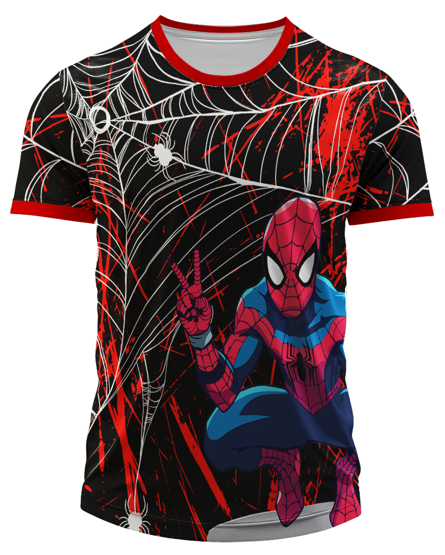 Arte Digital Camisa Interclasse Homem-Aranha e Venom