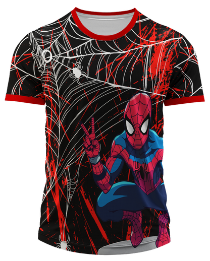 Arte Digital Camiseta Interclasse Homem-Aranha e Venom