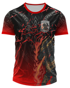 Arte Digital Camisa Interclasse Dragao Em Chamas