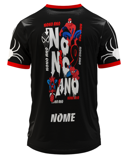 Arte Digital Camiseta Nono Ano Homem-Aranha