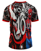 Arte Digital Camisa Interclasse Homem-Aranha e Venom